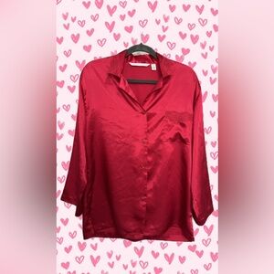 Vintage Victoria’s Secret pajama lounge satin top